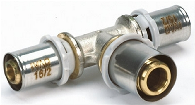 Begetube Alpex pers T-stuk 16x20x16                       v5