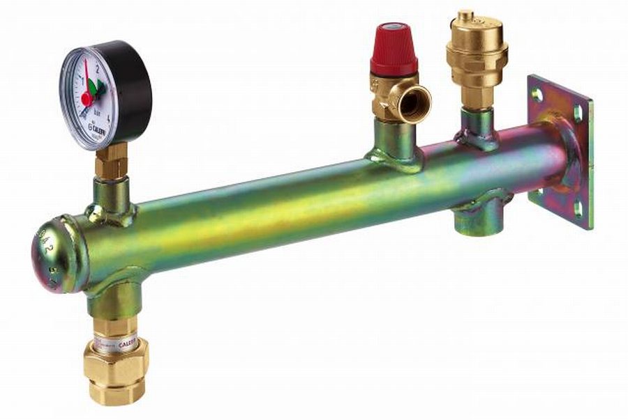 Caleffi expansievat console 3/4" staal