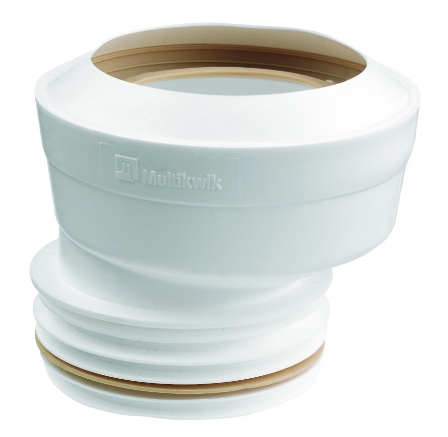 Nicoll WC-aansluiting 90mm exentrisch 18mm