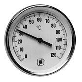 Watts Bimetaal therm.FR801 axiaal 1/2"-80mm 0-120gr achter