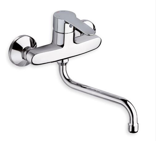 Cristina KN keukenkraan muurmengkraan bek onder chroom