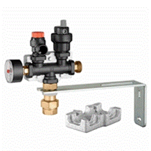 Caleffi expansievat console 3/4" kunststof onderdelen