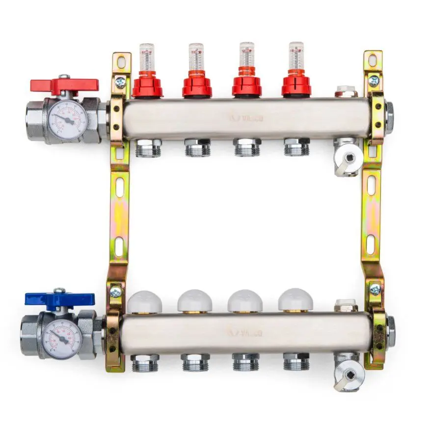 Vasco vloerverw. RVS coll. + debietm. 3kr