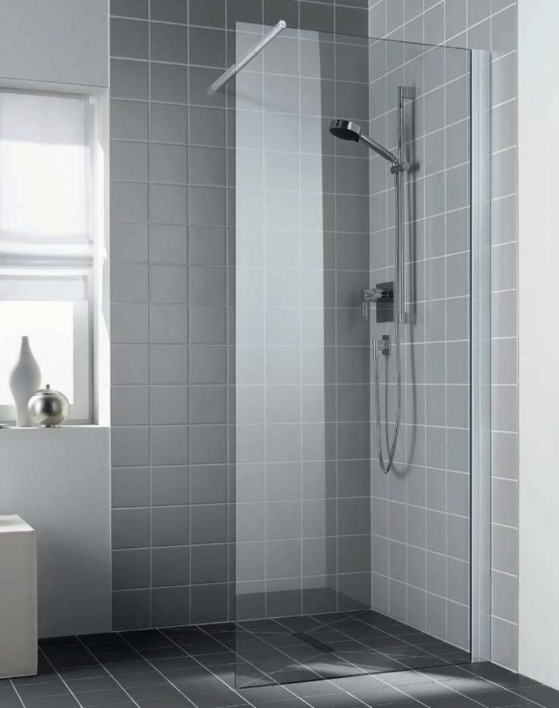 Alsan Walk In B1200mm regelbaar 1175-1205mm helder/zilver
