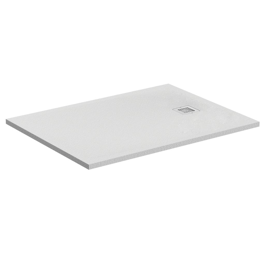 Ideal Standard Ultra Flat S Douchebak afloop korte zijde 1400x900x30 mm Pure White