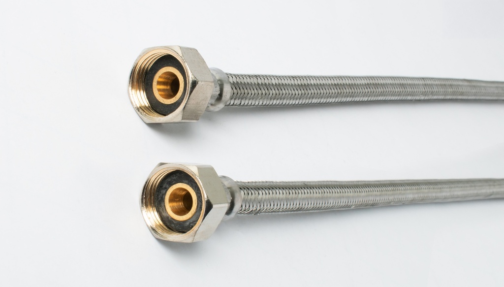 Fixaflex HSH EPDM DN8 INOX 1/2"F+J-1/2"F+J INOX L1000