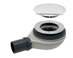 Geberit douchesifon d90, met afdekplaatje, waterslot 30