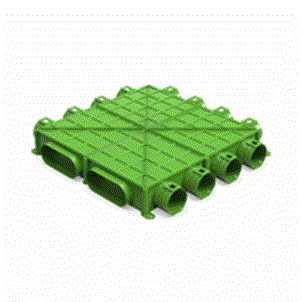 Ducoflex vloerplenum 12x63 2xovaalluchtkanaal