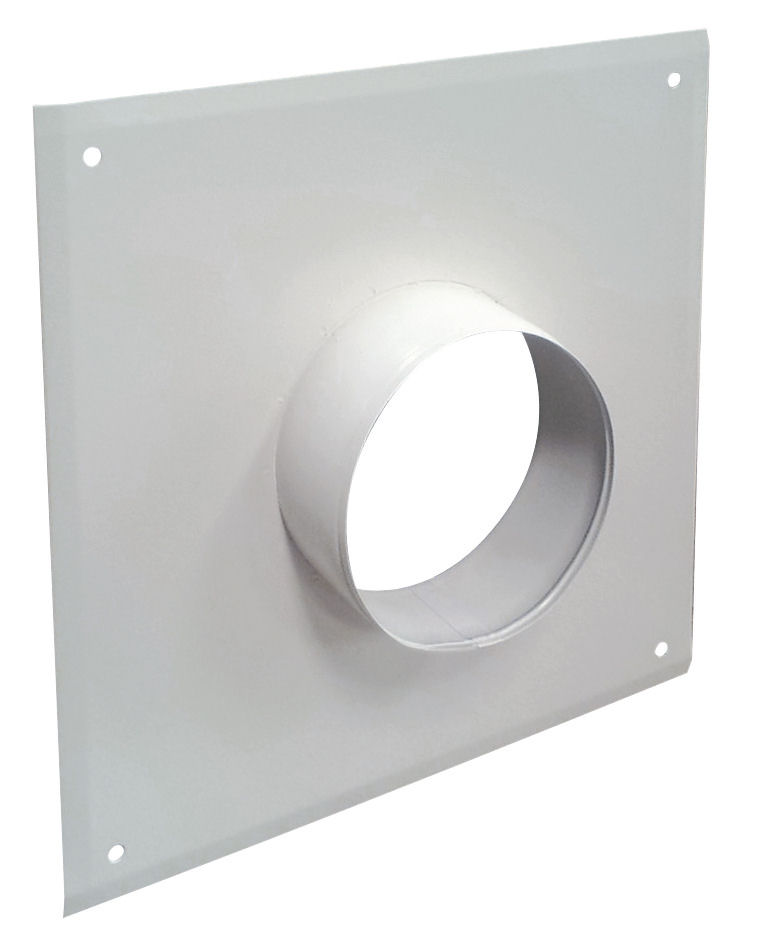 Expo rookgas 80/125 mm - schachtaansluiting wit