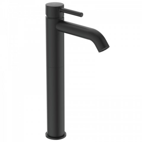 Ideal Standard Ceraline Wastafelmengkraan verhoogd zonder waste 5l/min Silk black