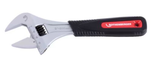 Rothenberger Rolmoersleutel 8". Spanwijdte 39Mm