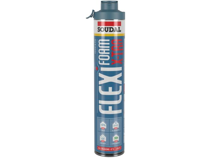 Soudal 750mL Flexifoam-Xtra Click & Fix C&F