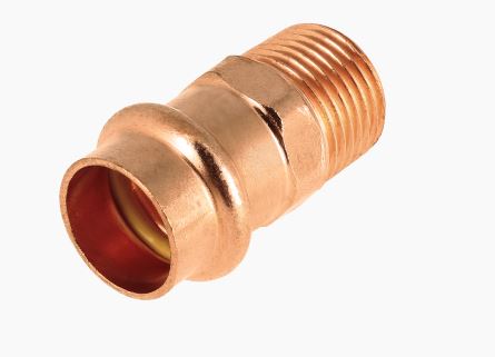 Bonfix V-Press Aquagas overgang 1"m x 28(5)