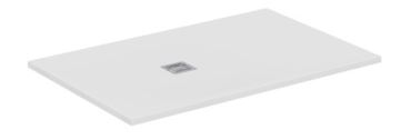 Ideal Standard Ultra Flat S+ Douchebak afloop korte zijde 1400x900x30 mm Pure White