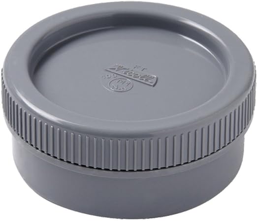Nicoll BENOR grijs schroefeindstuk 75mm