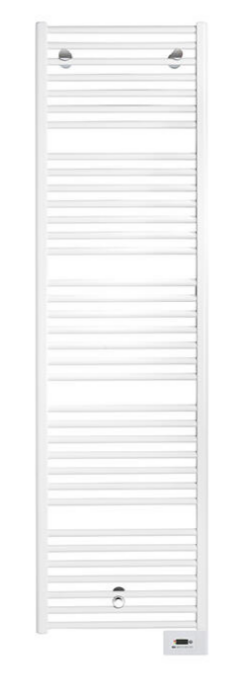 Vasco Iris HD-EL-A radiator B600 x H1682 - 1000W/230V - kleur RAL9016 Wit