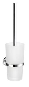 Smedbo Home wc borstel hangend chroom/glas
