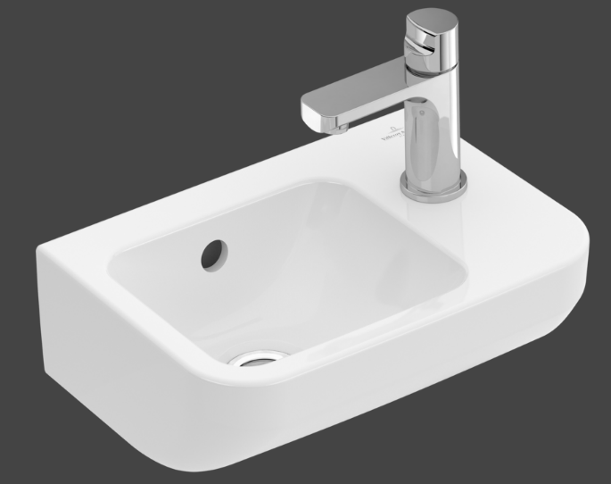 Villeroy & Boch Architectura handwasbakje 360x260mm alpinewit kraangat r