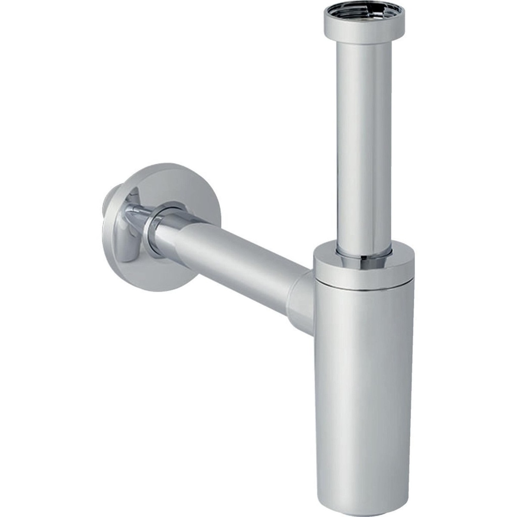 Geberit designsiffon voor wastafel chroom