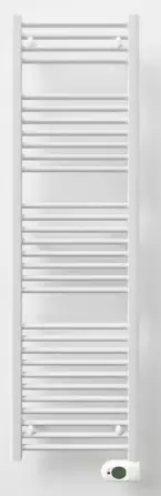 Vasco BANO-EL radiator B600 x H1789 - RAL 9016 - 1000W/230V