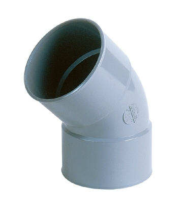 [3101207004] Wavin BENOR grijs bocht 75mm 45gr2XM