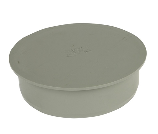 [3105105000] Wavin BENOR grijs afsluitkap pvc 50mm