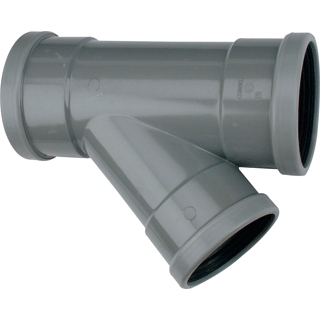 [1112211004] Wavin riolering BENOR T-stuk 45gr110mm 3XM