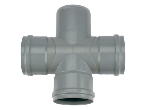 [1112811009] Wavin riolering BENOR dubbel T-stuk 88gr110mm