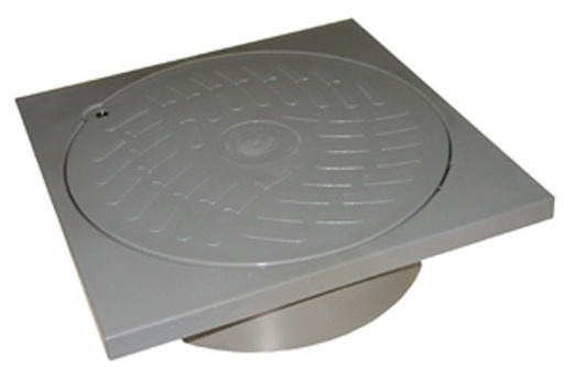 [27017] Nicoll PVC deksel +kader 250mm