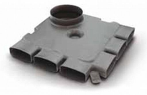 [11VE40300] Vasco aansluitplenum 6 aansl. diam. 180 mm - per stuk