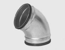 [BCSB994160] Egeda Spiraalbuis D.160 mm - bocht45gr safe