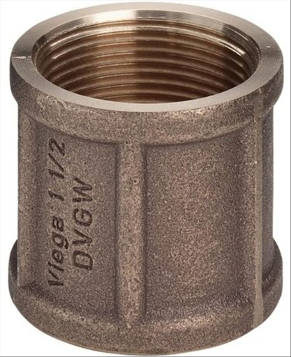 [266561] Viega koper geel mof 4/4"FF