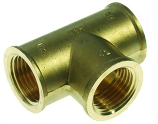 [80150CR] Bonfix chroom T-stuk 1/2 FFF