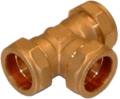 [C318990005] Bicone T-stuk 3xbic 15mm