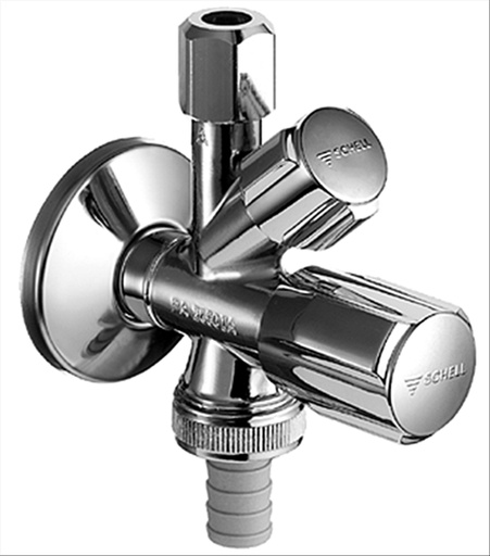 [035450699] Schell stopkraan 1/2x10mm met aansluiting afwasmachine