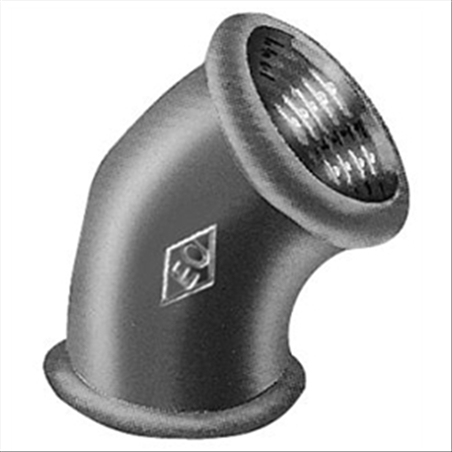 [F1200100042] Egeda EO galva fitting knie 45gr 1/2"