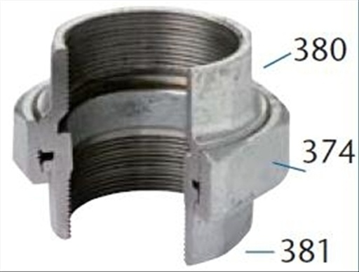[F3400100062] Egeda galva fitting raccord 1"