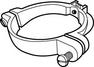 [1516.1127] Scala beugel fixo regenwaterafvoergrijs 125mm
