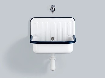 [1200000000] Alape uitgietbak plaatstaal wit