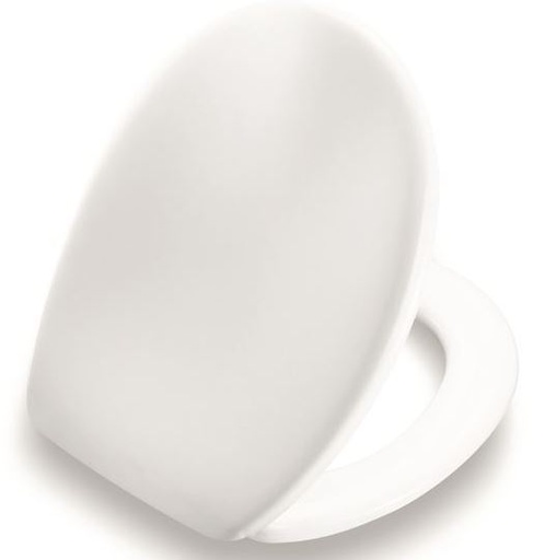 [316000-UN3999] Pressalit Closezitting T 2 m/deksel Wit Univertikaalscharnier, standaard montage, roestvrij