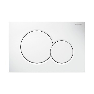 [115.770.11.5] Geberit Sigma01 duwplaat wit - dubbele spoeling