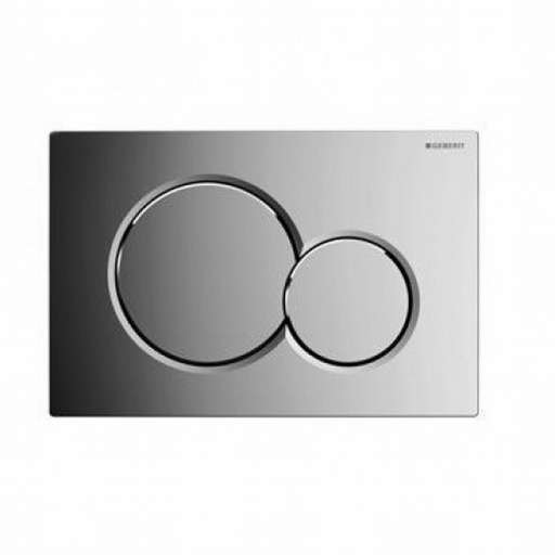 [115.770.JQ.5] Geberit Sigma 01 duwplaat mat chroom dubbele spoeling
