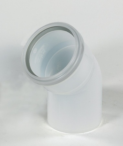 [222954] Ubbink Rolux 80 PP bocht 45gr