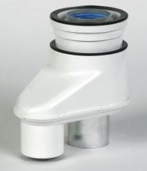 [122035] Ubbink Rolux adapter 80/80 80/125 KUNST. PP120