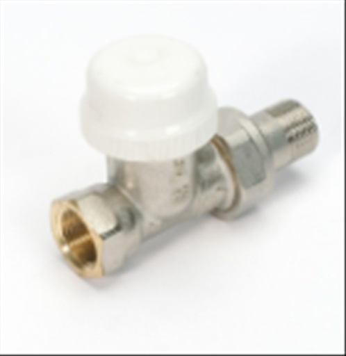 [120040026] Begetube rechte thermostatische radiatorkraan 1/2"