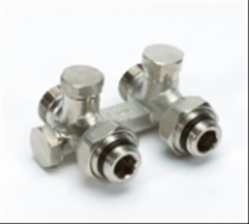 [160052052] Begetube H-stuk radiator vloeraansluiting 2-pijps - M24 x 1/2"