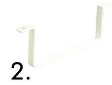 [60958] Nicoll ventilatie 220x90 haak voorplatte leiding
