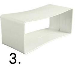 [60897] Nicoll ventilatie 220x90 mof voor platte leiding