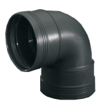 [3411204019] Wafix PP Bocht 88,5gr ZWART 40 2XM                      v25