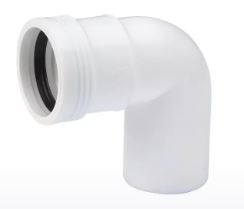 [3421104009] Wafix PP Bocht 88,5gr WIT 40 1XM                      v25